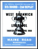 West Bromwich Albion F A Cup 1968 Programme Covers 2007