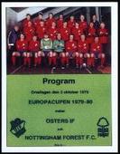 Nottingham Forest FC European Cup Winners 1980 Programme Covers 2006