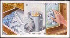 wills cigarette cards household hints London Cigarette Card Company